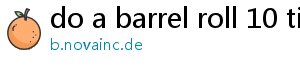 do a barrel roll 10 times